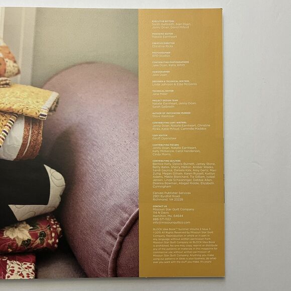 Missouri Star Quilt Co Block Quilt Pattern Idea Book Summer 2018 Vol 2 Issue 3 - Picture 2 of 9